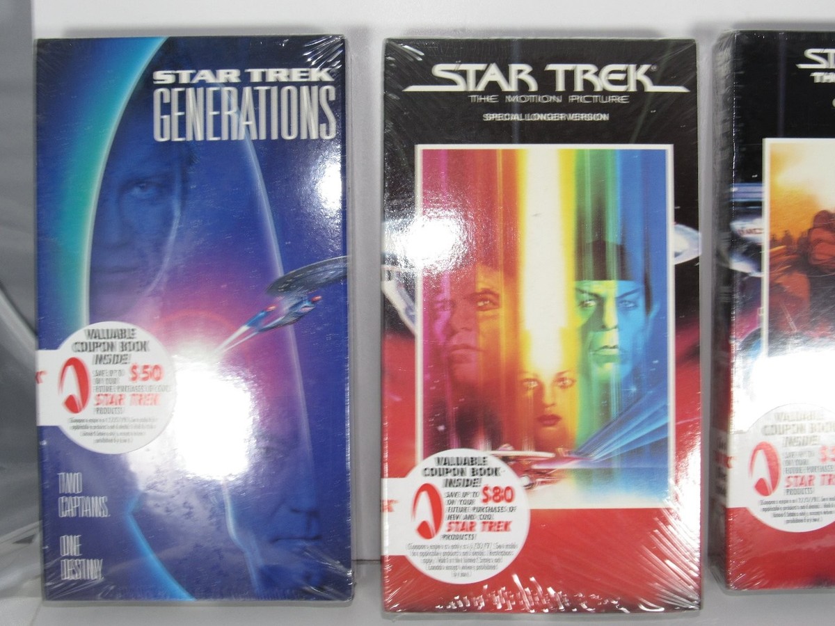 Star Trek - The Movie Collection (VHS, 1991, 6-Tape Set) | eBay