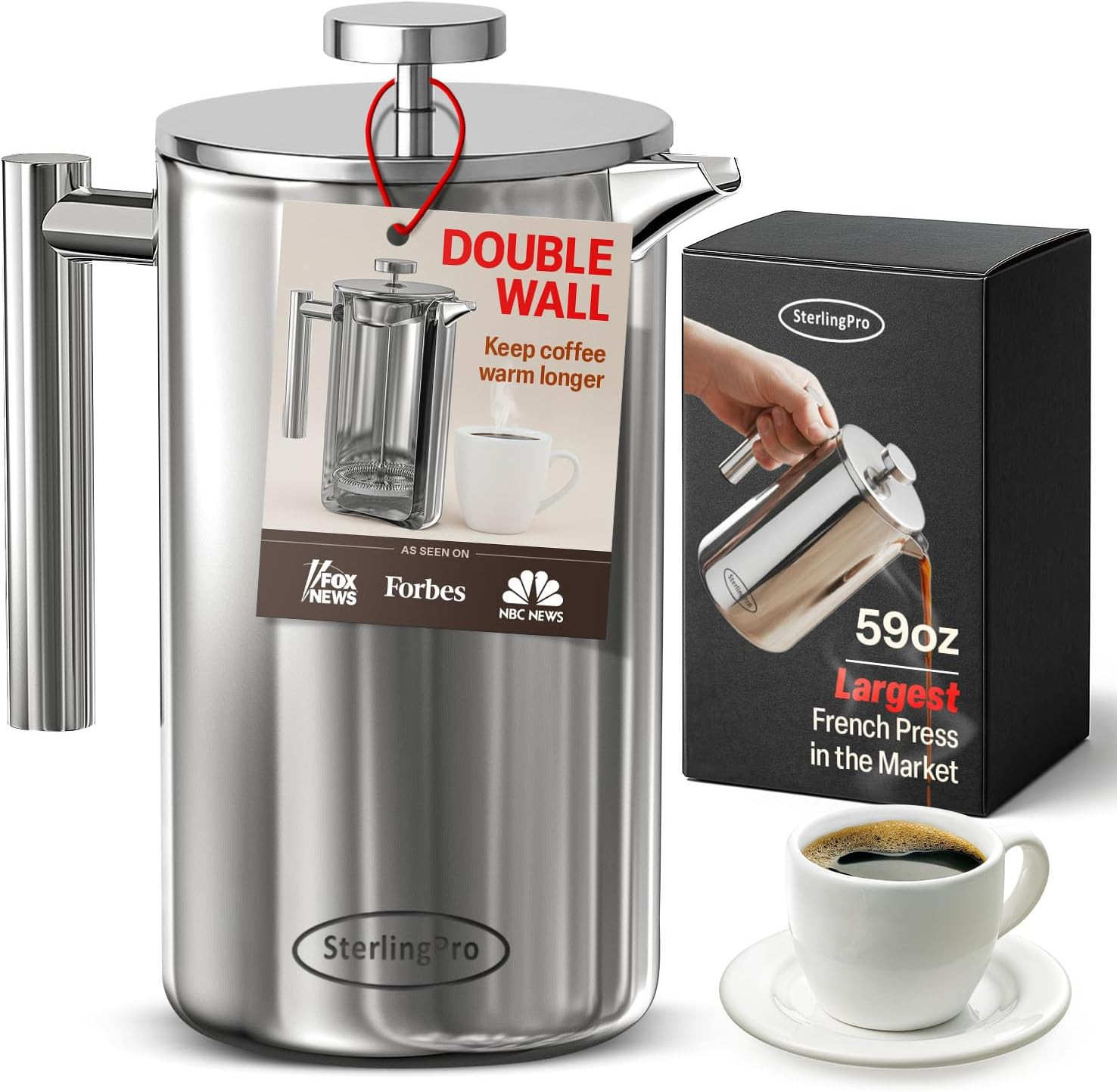 Coffee Maker 59 Oz (1.75l), Large Capac