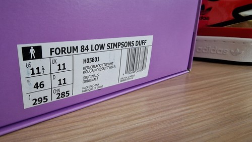Adidas Forum 84 Low Simpsons Duff Beer Sneaker UK 11 - Bild 11 von 11