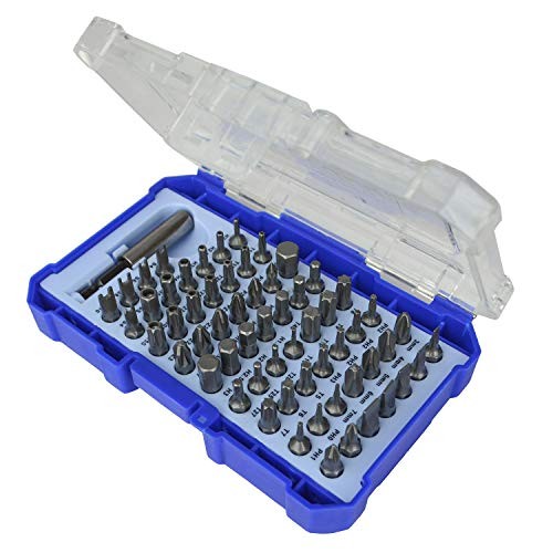 Faithfull FAISBSET61 61 Piece Screwdriver Bit Set including, slotted, 