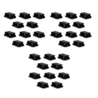 30Pcs Wire Clip Black Car Tie Rectangle Cable Holder Mount Clamp Self Adhesive G