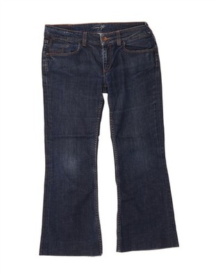 Tommy Hilfiger Damen Bootcut Jeans W29 L25 dunkelblau Baumwolle SB11