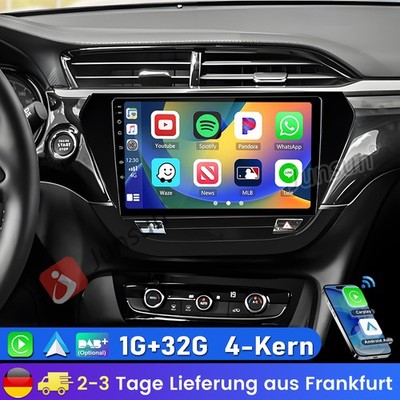 DAB+ SWC DSP 64G Android14 Carplay Für Opel Corsa F 2019-2023 Autoradio GPS NAVI