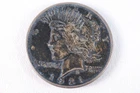 NobleSpirit Peace SILVER Dollar 1921 KEY DATE AU/BU Lovely High CONTRAST Toning