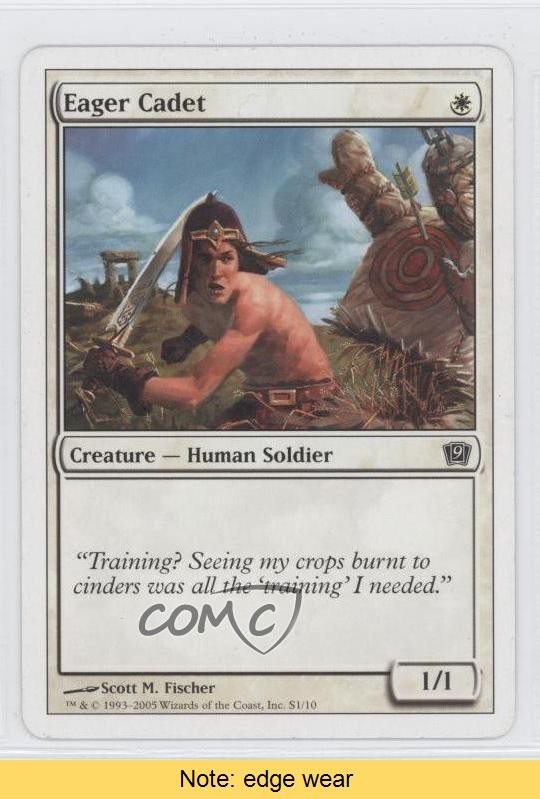 Eager Cadet Magic: 9th Edition Starter Deck Exclusive #S1 2005 READ 0b5