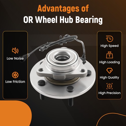 Front Wheel Bearing and Hubs Assembly For Dodge Ram 1500 3.0L 3.6L 68230055AB - Foto 7 di 18