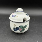 Villeroy & Boch V&B Malaga sugar bowl / jam jar with recess blackberry Lidded