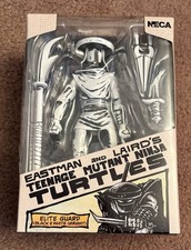 NECA TMNT Mirage Elite Guard Foot Ninja Variant Black And White Eastman Laird
