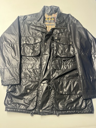 Men’s Black Barbour Duralinen Dryfly Jacket Size M Waterproof Breathable - Picture 2 of 10