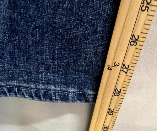 Stitches & Rivets Jeans Herren 44x30 Blau Denim Baumwolle Acid Wash Straight Leg - Bild 7 von 13