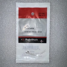 RadioShack Micro Lamp #7219 12 Volts 60mA Wire Terminal Base, 272-1092. New!