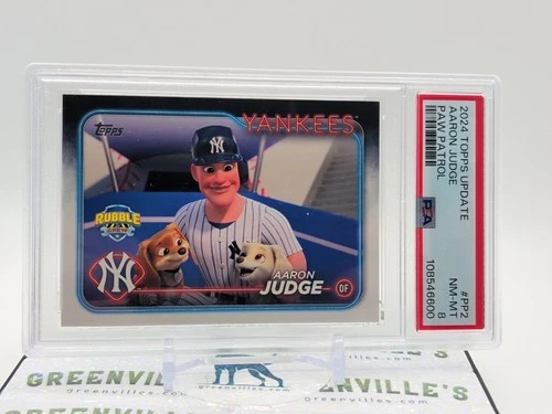 2024 Topps Update #PP2 Aaron Judge Paw Patrol - PSA 8