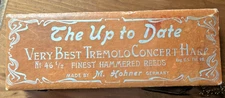 Vintage Harmonica M. Hohner No.46 1/2  Tremolo Concert Harp Hammered Reeds + Box
