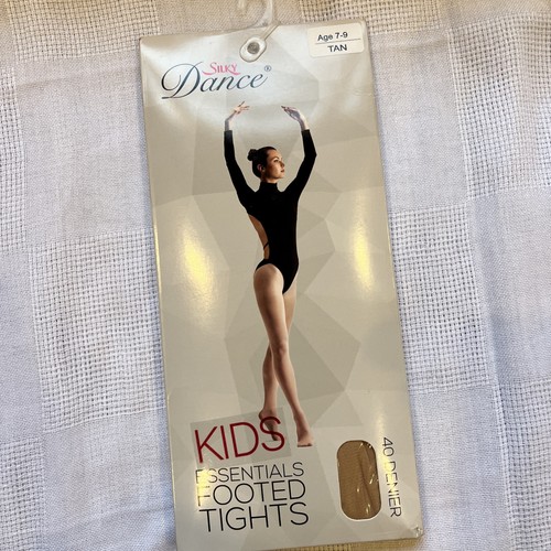 Silky Dance Kids Footed Tights 40 Denier Tan Ballet Essentials Girls Boys - Picture 5 of 6