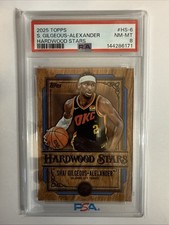 2025-26 Topps Hardwood Stars Shai Gilgeous-Alexander SSP Thunder PSA 8