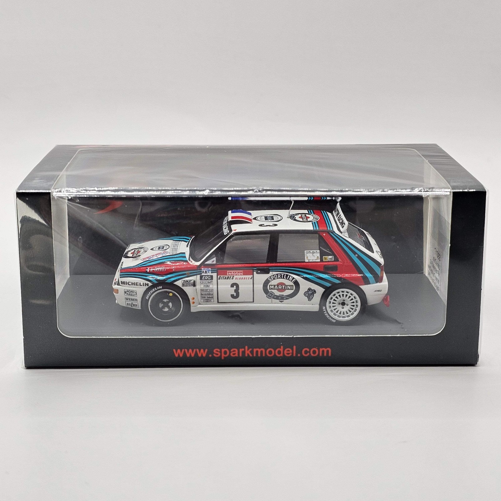 Spark Lancia Delta HF Integrale EVO #3 Auriol / Occelli Winner Tour de Corse 199