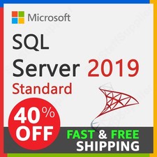 Microsoft SQL Server 2019 Standard Edition Retail - Full Version License - NEW