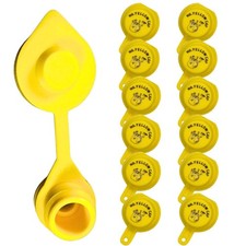 12X BLITZ Yellow Spout Caps for gas can spouts 900302 900092 900094 - FREE Vent 