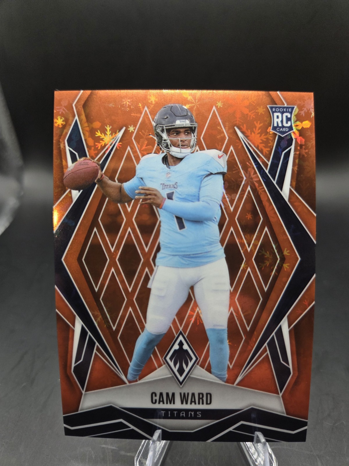 2025 Panini Phoenix - Rookies Cam Ward #194 (RC) Winter Orange /99
