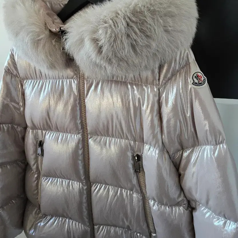 Moncler Serifer Fox Fur Padded Jacket - Lightly Used, Pink thumbnail 6