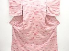 7621208: JAPANESE KIMONO / ANTIQUE KIMONO / TAISHO ROMAN STYLE / WOVEN MOUNTAIN