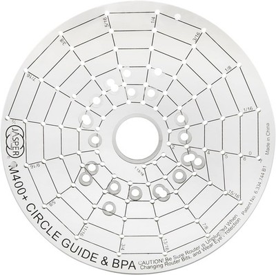 Jasper 400+ XL Universal Base Plate & Precision Circle Cutting Guide for Cord...