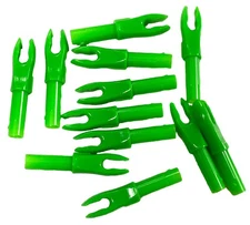 Arrow Nocks for ID .165 in / 4.2 mm Arrow Shaft, 12 Pack, Plastic Arrow Tails...