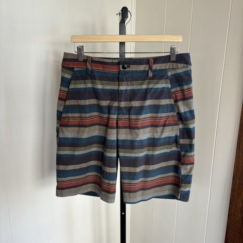Lululemon Azteken gestreift Kahuna Outdoor Wandern Boho Chino Shorts Herren 34x10,5 - Bild 2 von 7