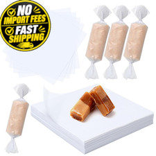 SBYURE Wax Candy Wrappers 1000 Pieces Conveniently Situated, Clear