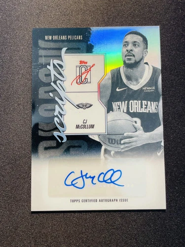 2025 Topps Signature CJ McCollum Base (RAW)