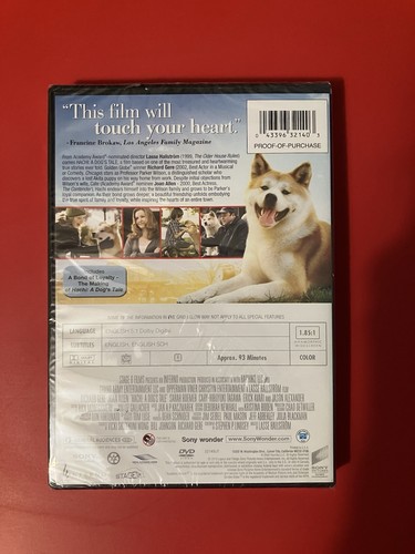 Hachi: A Dog’s Tale - (DVD, 2010) **BRAND NEW, SEALED** - Picture 2 of 3
