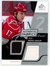 2008-09 SP Game Used Authentic Fabrics Rod Brind'Amour Jersey #AF-RD