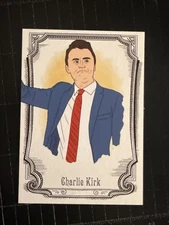 FLASH SALE Charlie Kirk ARTWORK CUSTOM TRADING CARD