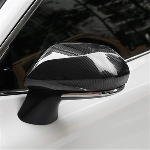 Cubierta de espejo retrovisor lateral de fibra de carbono superpuesta para Toyota Camry 2018 2019 2020 2021-2023 - Imagen 2 de 16
