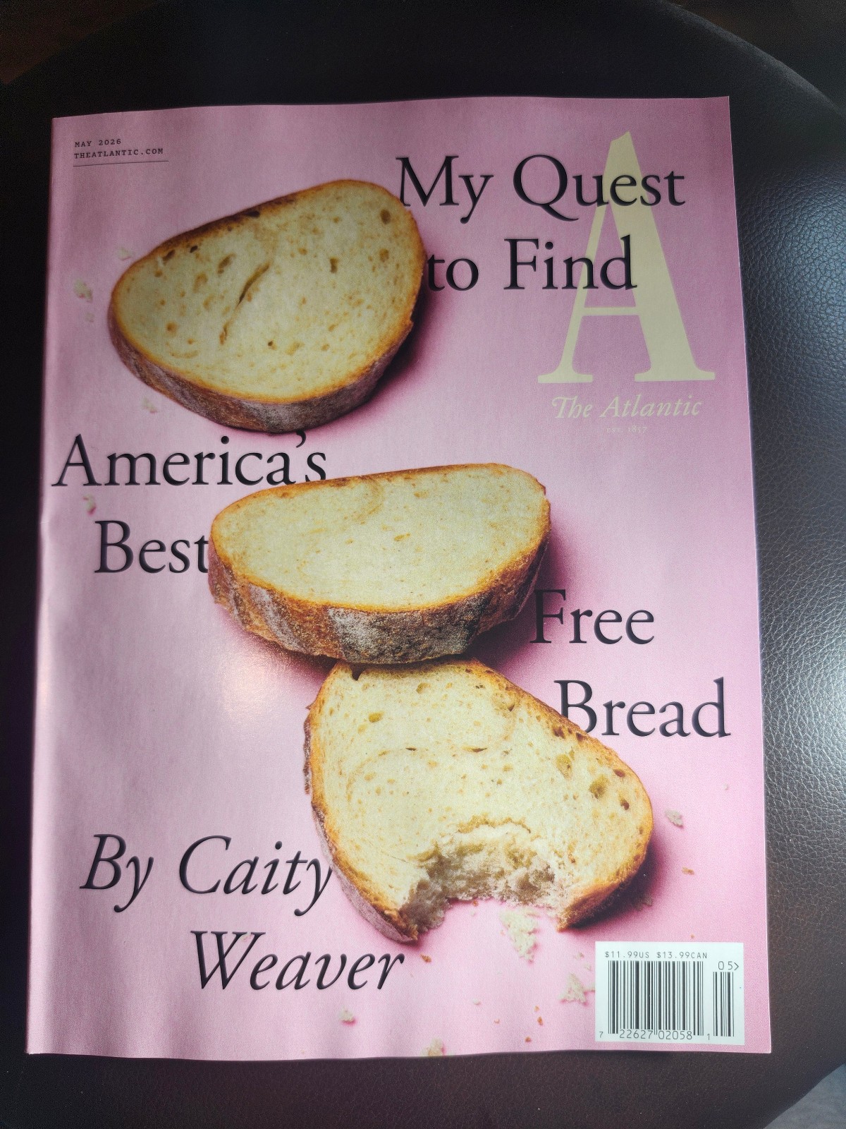 Atlantic Magazine May 2026 - My Quest To Find America's Best Free Bread