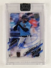 2021 Topps Clearly Authentic Monte Harrison Auto RC #CAA-MH Marlins