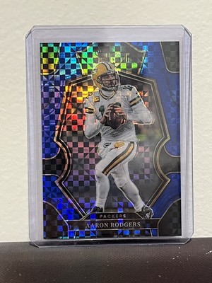 2022 Panini Select - Premier Level Aaron Rodgers #136 Blue 12/149 Jersey Number