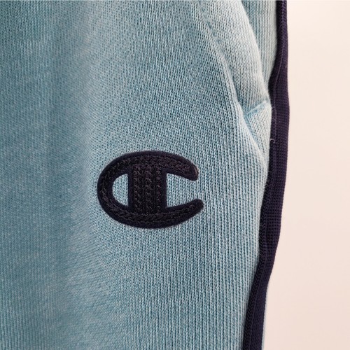 Vintage Champion Light Blue Cropped Drawstring Sweatpants Women's Plus Size 2XL - Picture 4 of 8