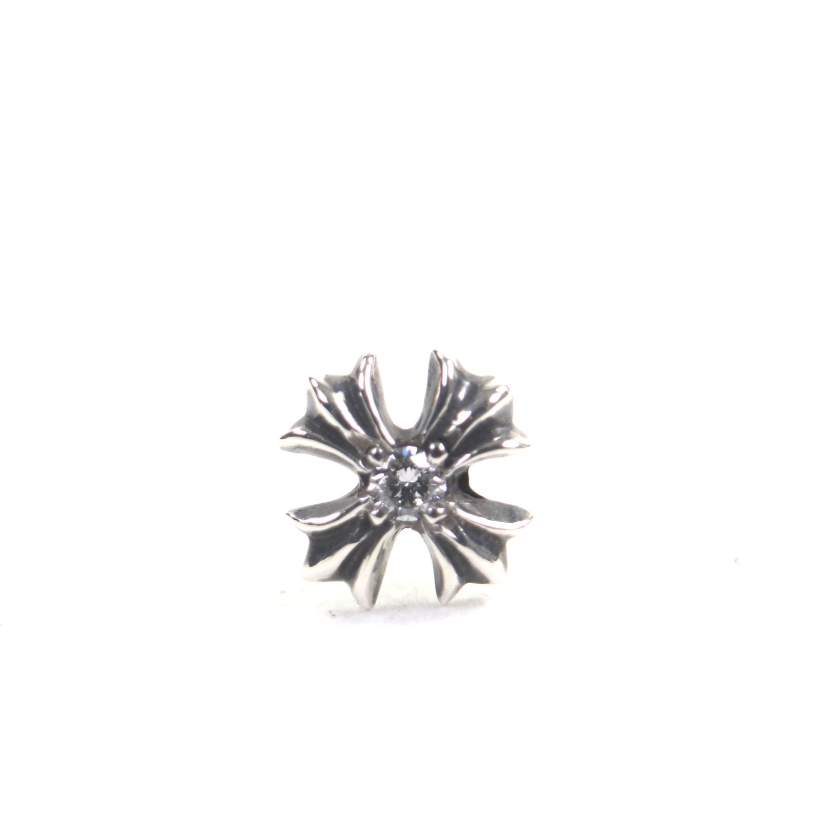 Great CHROME HEARTS Pierce No2 CH PLS DIA CH Plus Stud Silver 925 mens thumbnail 2