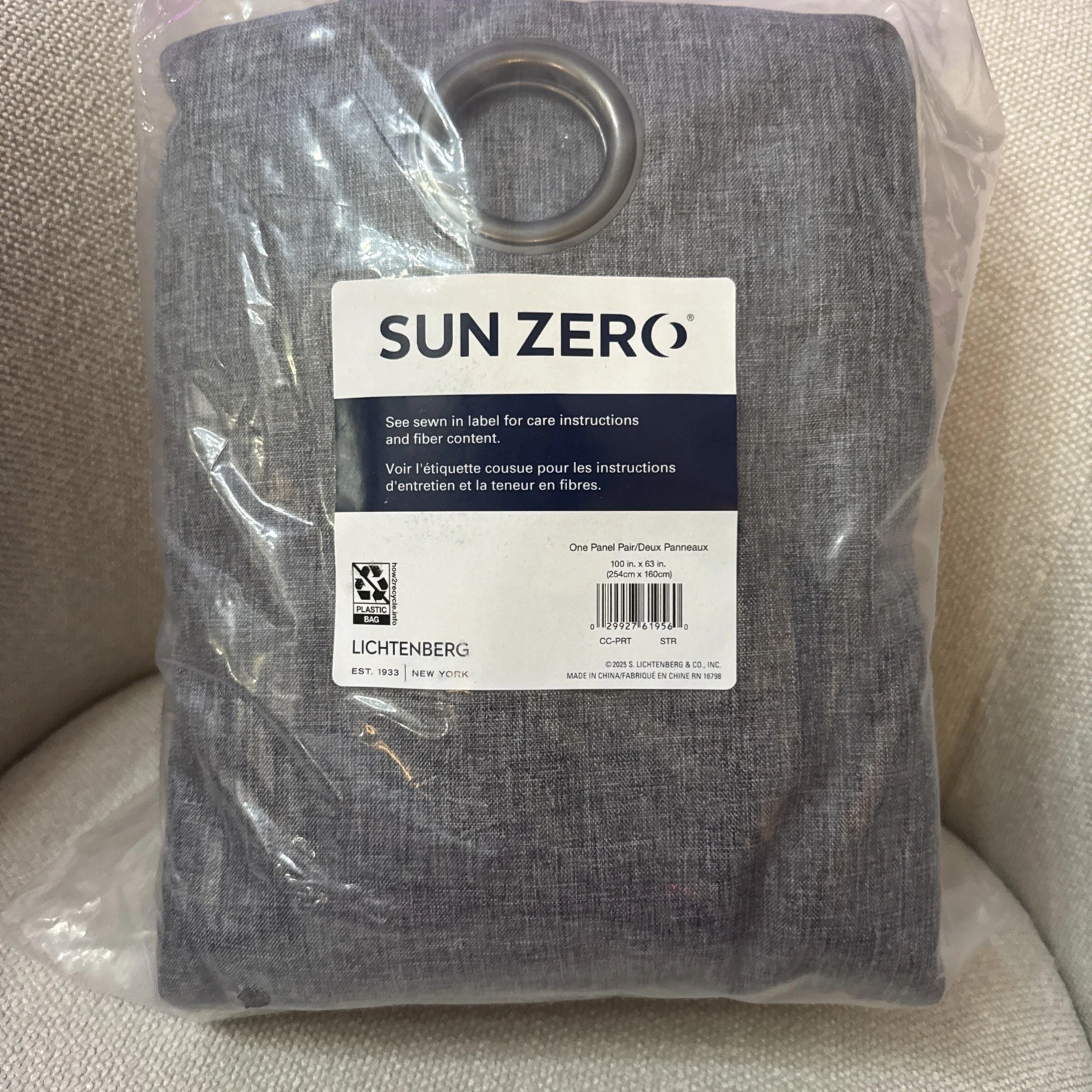 Sun Zero Lichtenberg Blackout Pair 100 In X 63 In ( set of 2 per pack)