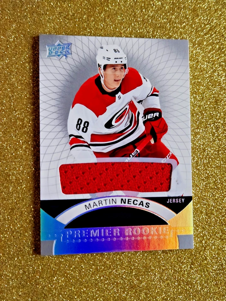 2017-18 Martin Necas Upper Deck Premier Rookie Jersey Silver Spectrum #61 MINT - Image 3 of 4