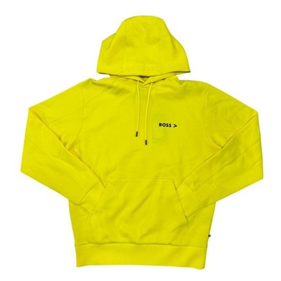 Boss Hoodie Herren Pullover gelb mit Logo - P-Seeger 126