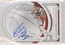 2016 National Treasures Collegiate Basketball 76/99 Stephen Zimmerman Auto 1le