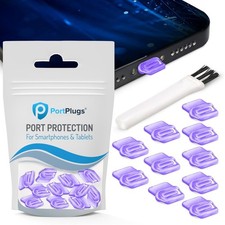 PortPlugs USB-C Dust Plugs - Easy Grip Design for iPhone, iPad  MacBook