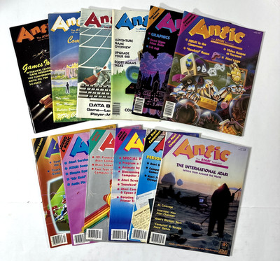 Antic Magazine Volume 2 Complete Set Issues 1 12 (1983 84) Atari 400 800 XL NOS