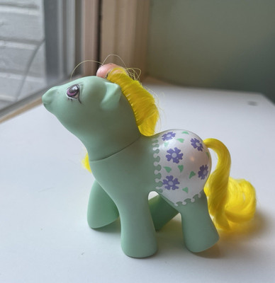 Baby Sunnybunch Vintage Hasbro 1987 G1 My Little Pony Mlp Fancy Pants Diaper exc