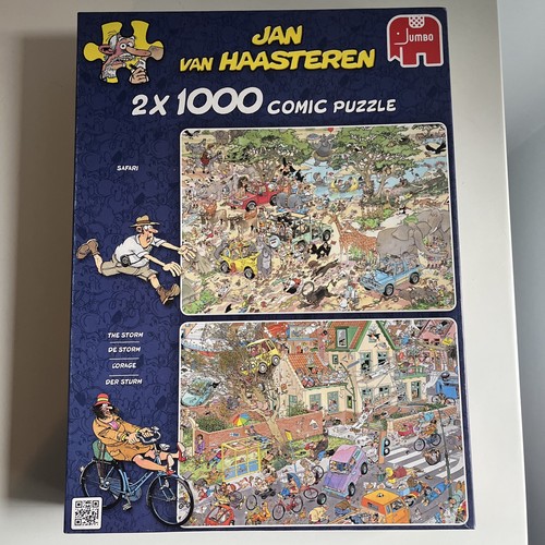 Jan Van Haasteren Puzzle Safari & Sturm - 2x1000 Teile Für Erwachsene