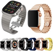 Titanium Steel Strap For Apple Watch Band Ultra 3 49mm 40 41 44 45 42 46mm
