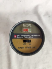 General Radio 1567 Sound Level Meter Calibrator 114dB at 1KHz 
