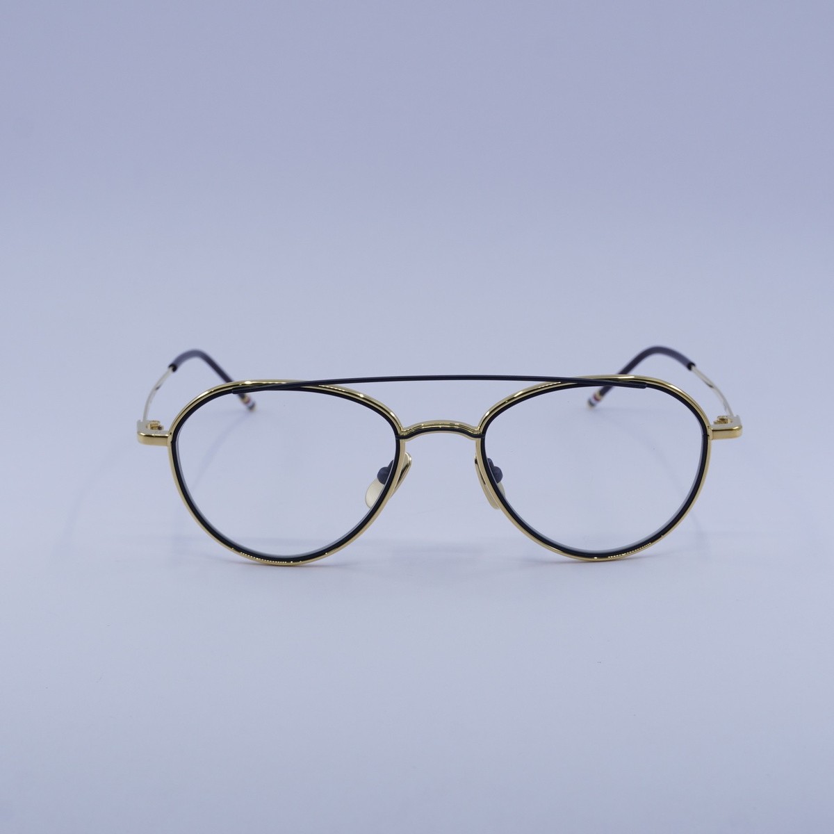 Thom Browne TB-109-C-GLD-NVY-53 Gold/Matte Navy 53mm Eyeglasses